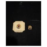 10Kt Pin & 10K Top Phillips 66 Pin