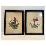 Framed Cross Stitch 6"x8"