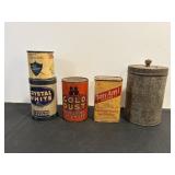 Vintage Collectible Cleaner & Polish Tins