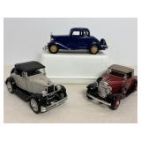 1931 Chevy Sports Calriolet, 1933 Eagle Coup &1928