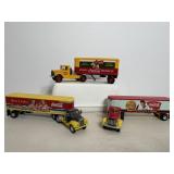 Vintage Mack & Coca Cola Semis & Trailers