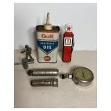 Gulf Household Oil Can & Misc