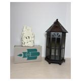 Partylite Carolers & Candle Lantern 17"H