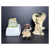 Annabelle Phillips Home, Angel & Girl Figurine