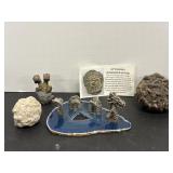 Vtg Ottonosia "Fossilized Algae" & misc