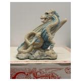 Vtg Enchantica "Snowstar" dragon figurine