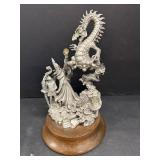 1989 Perth pewter "The teaching" by John Dennett..