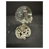 Perth pewter 5244 Dragons claw with crystal ball..