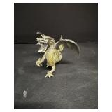 Vtg Pewter dragon