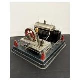 Vtg Line Mar Tin plate stationary steam engine