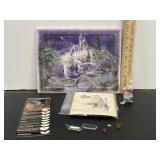 Vtg Advanced D & D trading cards & Follow..