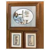 Vtg Decorative wall art prints by Kay Lamb ...