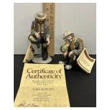 Emmett Kelly Jr. Hobo Clowns " A hole in the sole.