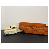 Vtg Buddy L Fast freight Delivery truck & cap ...