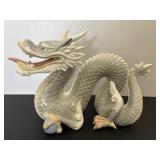 Japanese grey horned dragon 8"W x 7"H