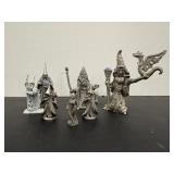 Misc Pewter figurines Wizards