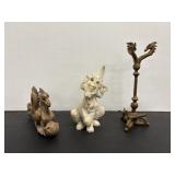 Vtg Enchantia Snow Hopperdragon figure..