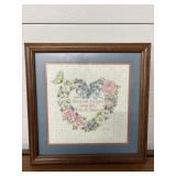 Vtg Home Interiors AVA Freeman print 17"W x 17"H