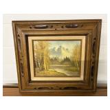 Vtg Oil Painting by Antonio 17"W x 15"H