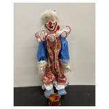 The Heritage Mint porcelain 16"H clown...