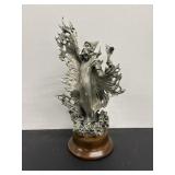 Vtg Perth Pewter Fire Wizard 1669/2500 by James...