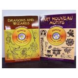 Vtg Dragons & Wizards CD-Rom & Book Art.....