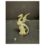 Vtg Perth Pewter S-549 dragon 1"-2"H