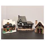 Vtg Ceramic Village