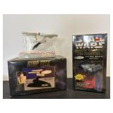 Vtg Darth Vader Tie Fighter model & Star Trek...