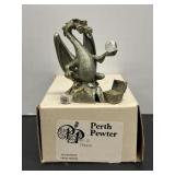 Vtg Perth Pewter AC-34 Dragon 3"H
