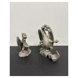 Perth Pewter figurines missing crystals