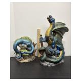 DHM 1997 Dragon ceramic statue  16"H &...