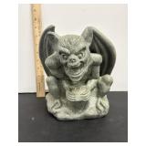 Gargoyle statue hard foam/plastic 9"H
