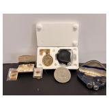 Vtg Franklin Mint collector pocket watch with..