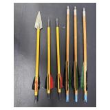 Vtg Artrows (3) 13.5" long & (3) 11" long