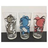 1975 Pepsi Collector Glasses Tom & Jerry