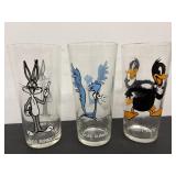 1973 Pepsi Collector Glasses Bugs, Daffy & Road