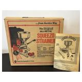 Vintage Garden Way Squeezo Strainer
