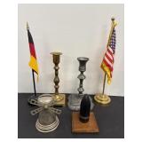 Desk Flags & Candlestick Holders