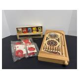 Vintage Wood Pinball & Red Ball Wonder Watch &