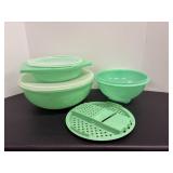 Vintage Tupperware Grater & Colander