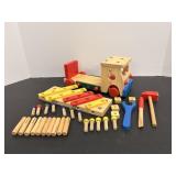 Vintage Wood Tools & Truck