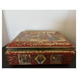 Vintage E Otto Schmidt Lebkuchen Tin 16"x12"x6"H