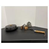 Campfire Popcorn Popper & Metal Chimes