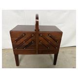 Strommen Bruk Hammer Sewing Box with Legs