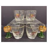 Vintage Stitzel Weller Distillery Glasses &