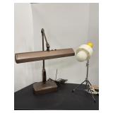 Vintage Dazor Desk Light & Tripod Light
