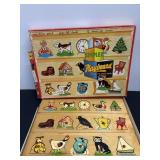Vintage Simplex Wood Play Board