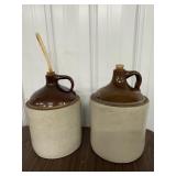 Vintage Western Stoneware Pottery Jugs