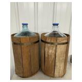 Vintage5 Gal Glass Water Bottles